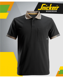 SNICKERS 2724 ALLROUND WORK BLACK POLO SHIRT