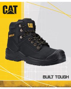 CAT STRIVER S3 BUMP CAP BLACK SAFETY BOOTS