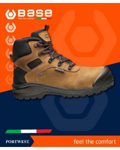 BASE BE-ROCK BROWN SAFETY BOOT S3