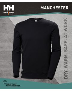 HELLY HANSEN MANCHESTER SWEATSHIRT - BLACK