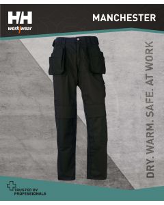 HELLY HANSEN MANCHESTER CONSTRUCTION PANT TROUSER - BLACK