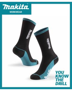 MK503M - Makita Origin Work Socks, Size 8-12,  3 PK