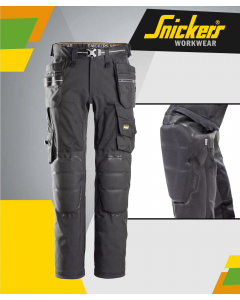 Snickers 6590 Stretch Trousers with Capsulized Kneepad Holster Pocket 