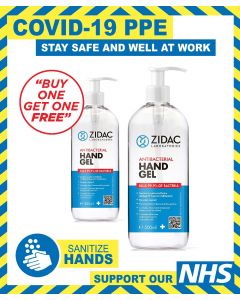 ANTI-BACTERIAL HAND GEL 500ML BOTTLE - BOGOF