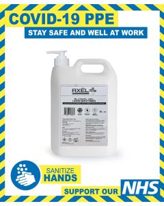 ALCOHOL HAND SANITISER GEL FAST ACTING 5L 