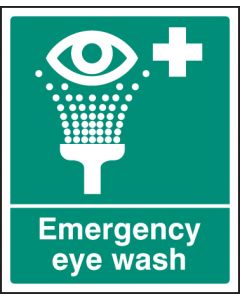 Emergency eye wash Rigid Plastic 300x250