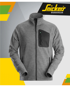 SNICKERS 8042 FLEXIWORK FLEECE GREY JACKET 