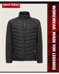 APEX HYBRID JACKET - BLACK