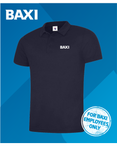BHUK125N - POLYESTER NAVY POLO SHIRT