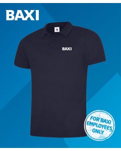 BHUK125N - POLYESTER NAVY POLO SHIRT
