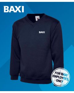 BHUK204N - NAVY V NECK SWEATSHIRT