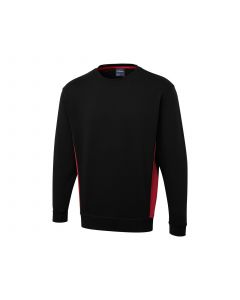 Uneek Two Tone Crew Neck Sweatshirt