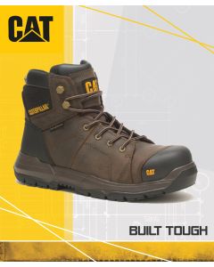 CATERPILLAR CROSSRAIL BROWN SAFETY BOOT