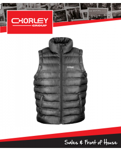CGM/R193M - SALES TUBE QUILT GILET BLACK