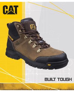 CAT FRAMEWORK BROWN SAFETY BOOT