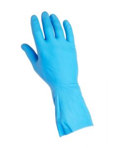 Latex Household Rubber Gloves Blue