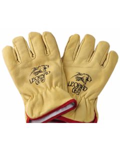 Cowhide Drivers Thermal Lined Glove