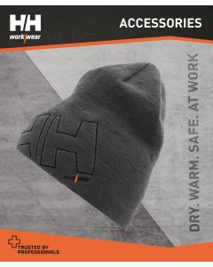 HELLY HANSEN THERMAL BEANIE HAT - GREY