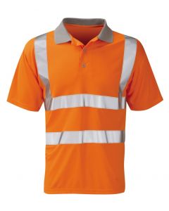 HI VIS SHORT SLEEVE POLO SHIRT