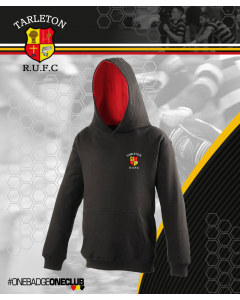 KIDS TRUFC BLACK/RED HOODIE