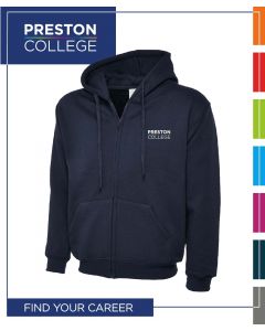 PS - NAVY FULL ZIP HOODIE