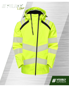 PULSAR LIFE WATERPROOF SHELL JACKET YELLOW 