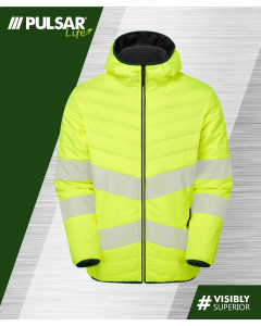 PULSAR LIFE YELLOW REVERSABLE PUFFER JACKET 