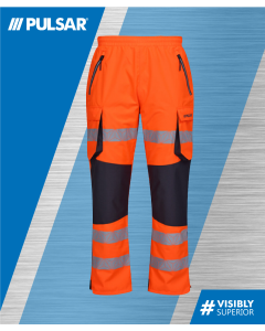PULSAR REACT WATERPROOF OVER TROUSER ORANGE 