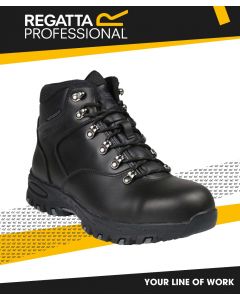 REGATTA GRITSTONE S3 WP SAFETY HIKER BOOT - BLACK