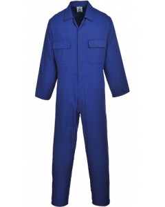 PORTWEST S999 POLYCOTTON ROYAL BLUE BOILERSUIT