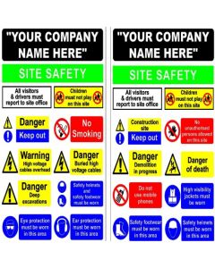 Site Entrance Safety Sign 1220x810mm
