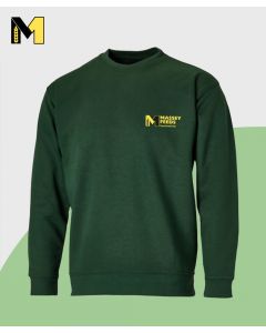 Sweat Shirt WITH FRONT LOGO - Bottle Green