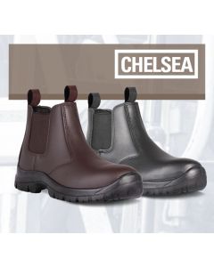 CHELSEA - SAFETY BOOT BLACK S1P