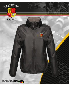 LADIES TRUFC BLACK FLEECE LINED JACKET