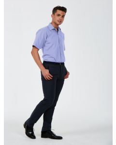 Uneek Men's Short Sleeve Poplin Tailored Fit Shirt