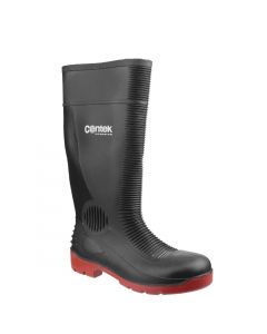 BLACK/RED CENTEK SAFETY WELLINGTON