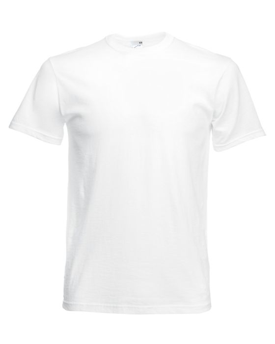 Maglietta Uomo Fruit Of The Loom Iconic 100% Cotone – Girocollo Regular Fit, Tessuto Morbido, Taglie Forti Fino A 5XL, Colore Nero (M)