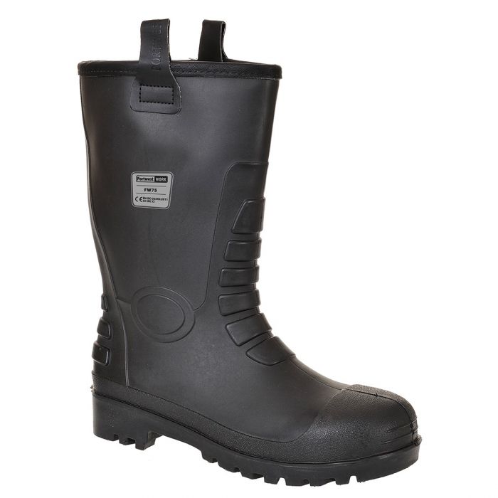 Lined top rigger boots