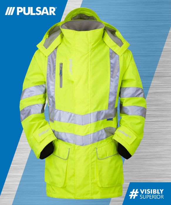 P421 HI VIS BREATHABLE STORM JACKET