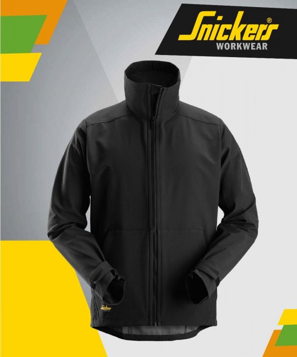 SNICKERS 1205 WINDPROOF SOFTSHELL JACKET BLACK